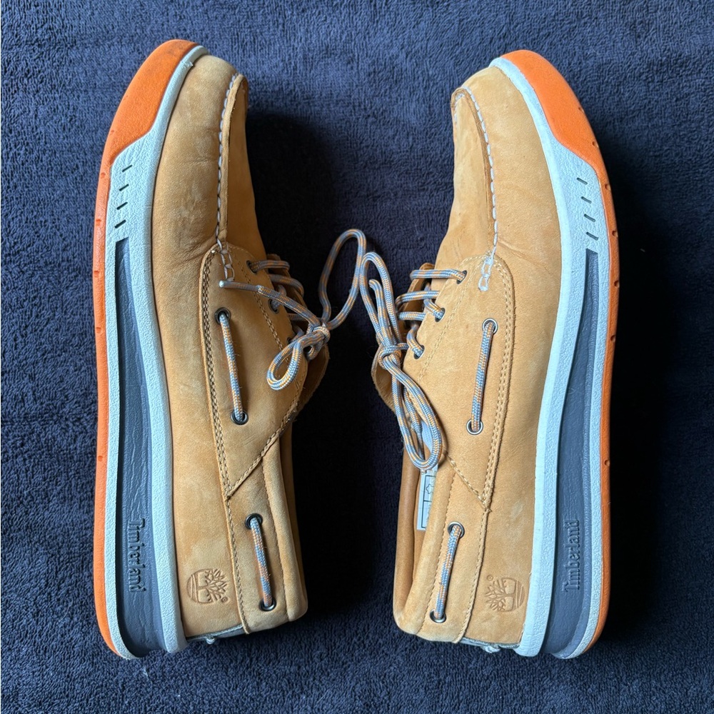 Timberland Men's Tan Boat Shoes - Picture 2 of 8